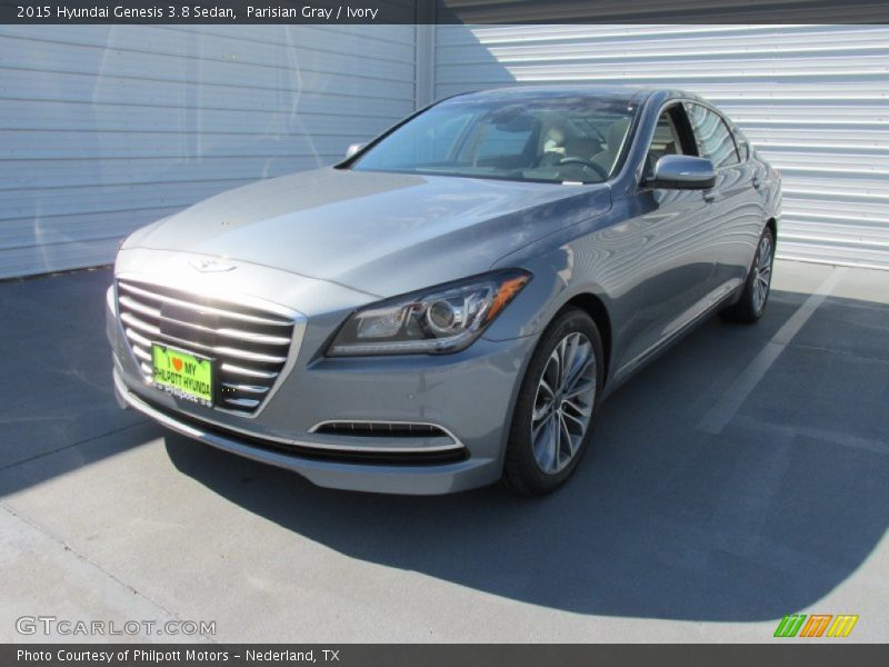Parisian Gray / Ivory 2015 Hyundai Genesis 3.8 Sedan