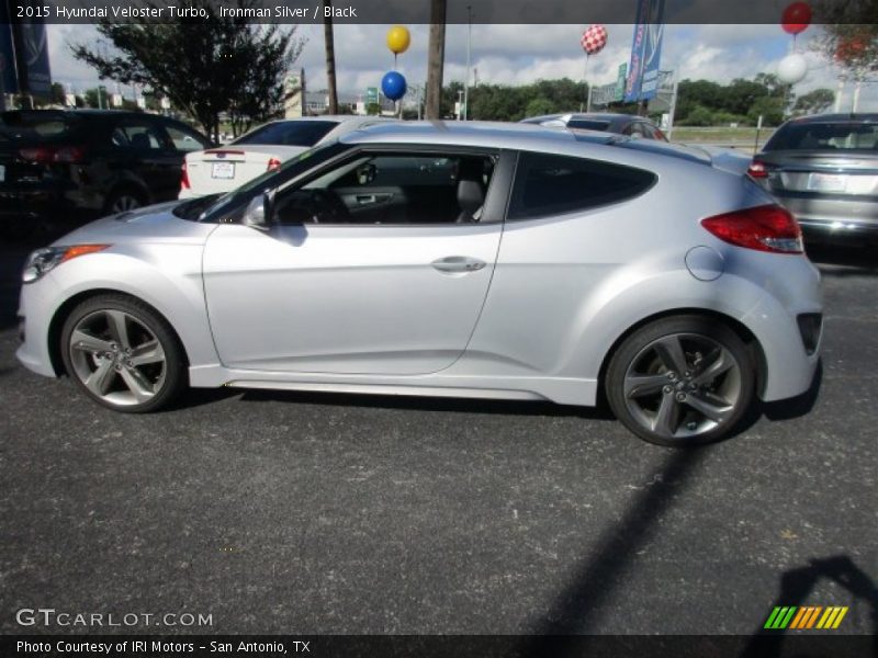 Ironman Silver / Black 2015 Hyundai Veloster Turbo