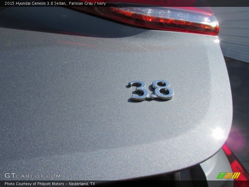 Parisian Gray / Ivory 2015 Hyundai Genesis 3.8 Sedan