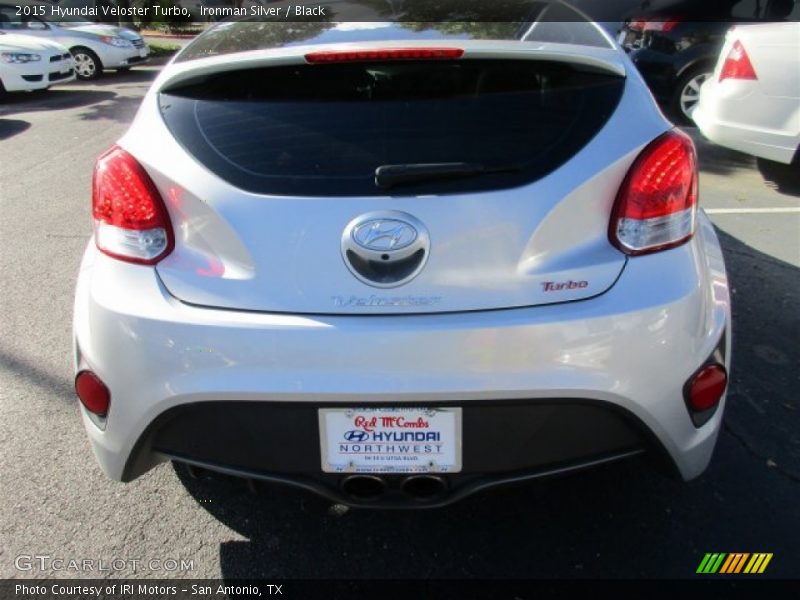 Ironman Silver / Black 2015 Hyundai Veloster Turbo