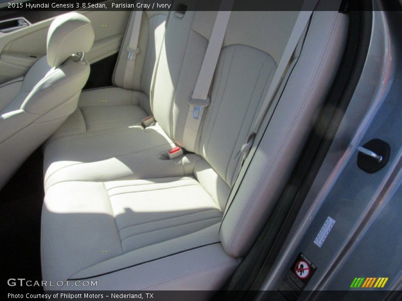 Parisian Gray / Ivory 2015 Hyundai Genesis 3.8 Sedan