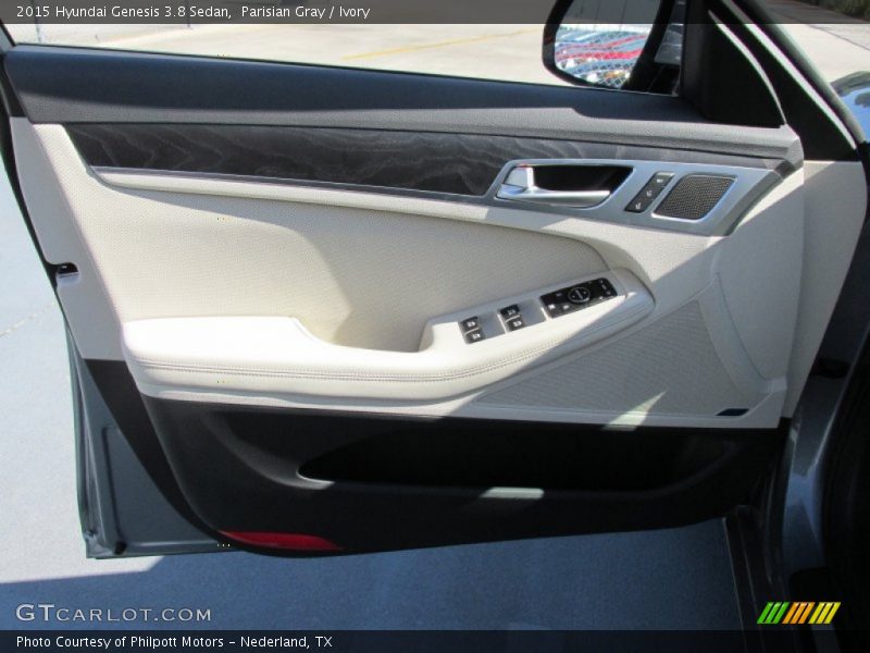 Parisian Gray / Ivory 2015 Hyundai Genesis 3.8 Sedan