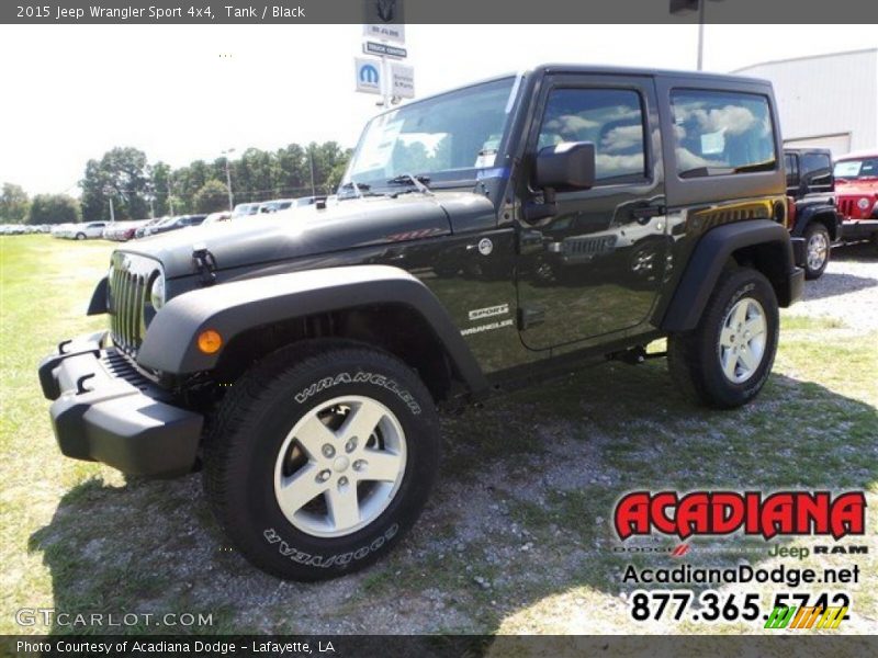 Tank / Black 2015 Jeep Wrangler Sport 4x4