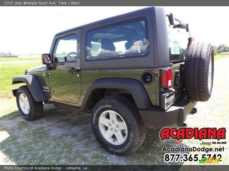 Tank / Black 2015 Jeep Wrangler Sport 4x4