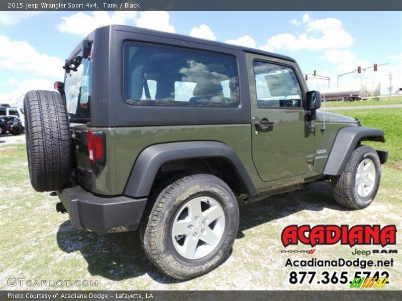 Tank / Black 2015 Jeep Wrangler Sport 4x4