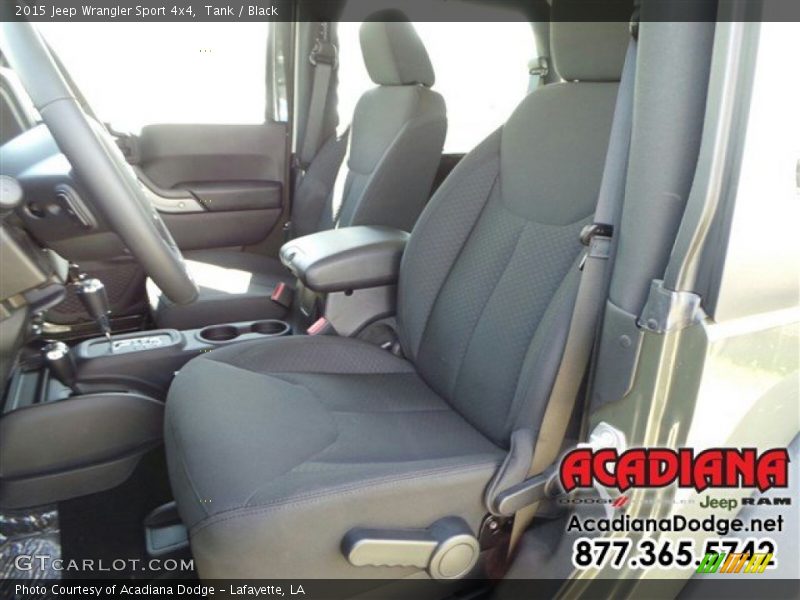 Tank / Black 2015 Jeep Wrangler Sport 4x4