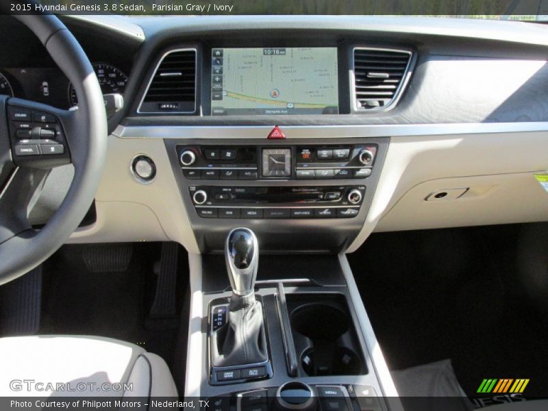 Parisian Gray / Ivory 2015 Hyundai Genesis 3.8 Sedan