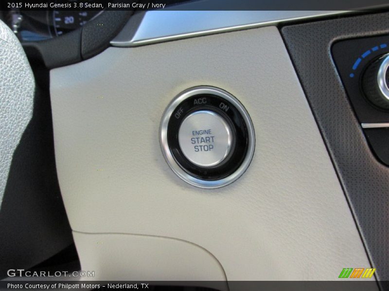 Parisian Gray / Ivory 2015 Hyundai Genesis 3.8 Sedan