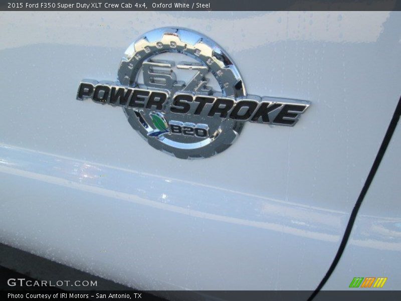 Oxford White / Steel 2015 Ford F350 Super Duty XLT Crew Cab 4x4