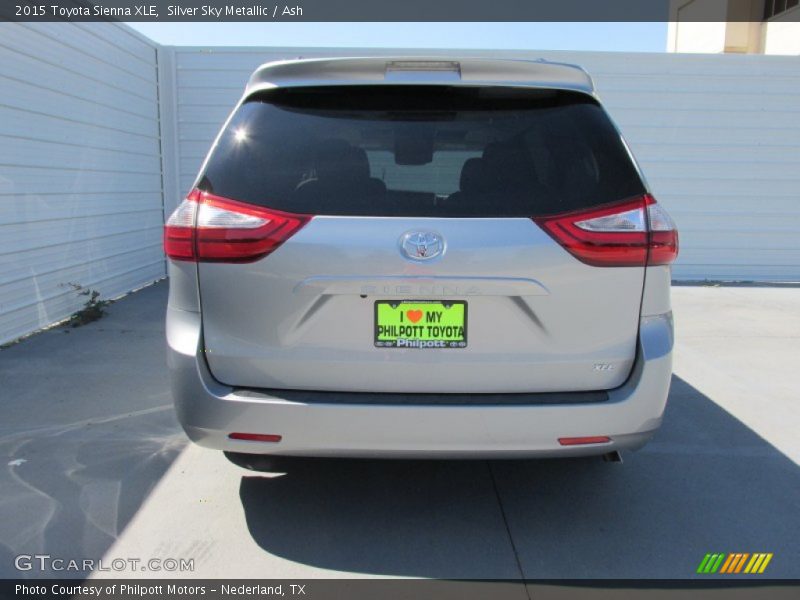 Silver Sky Metallic / Ash 2015 Toyota Sienna XLE