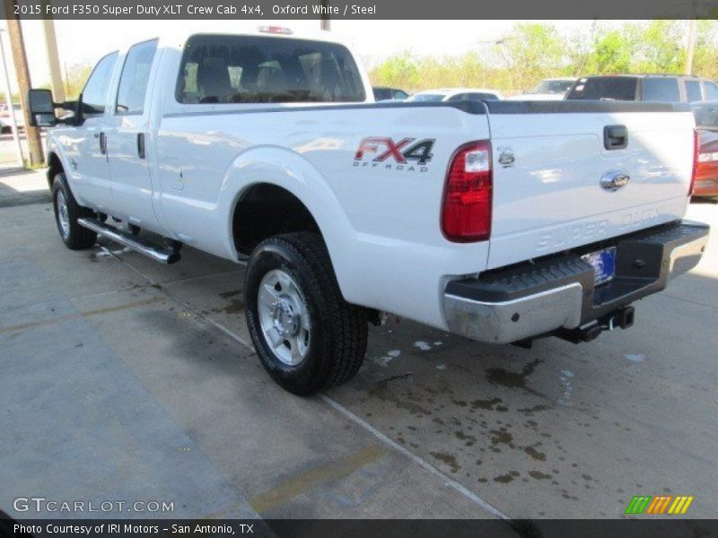 Oxford White / Steel 2015 Ford F350 Super Duty XLT Crew Cab 4x4