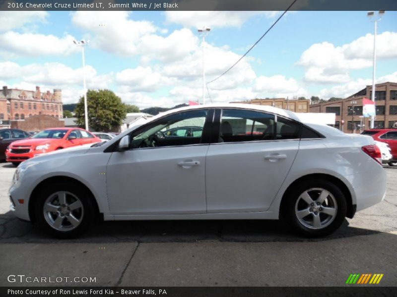 Summit White / Jet Black 2016 Chevrolet Cruze Limited LT