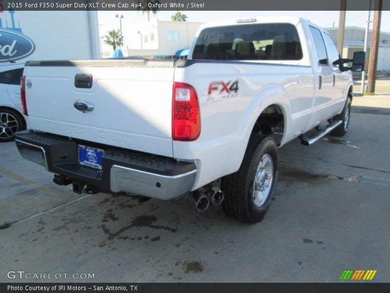 Oxford White / Steel 2015 Ford F350 Super Duty XLT Crew Cab 4x4