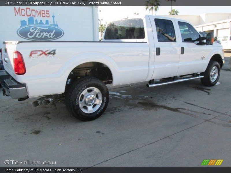 Oxford White / Steel 2015 Ford F350 Super Duty XLT Crew Cab 4x4