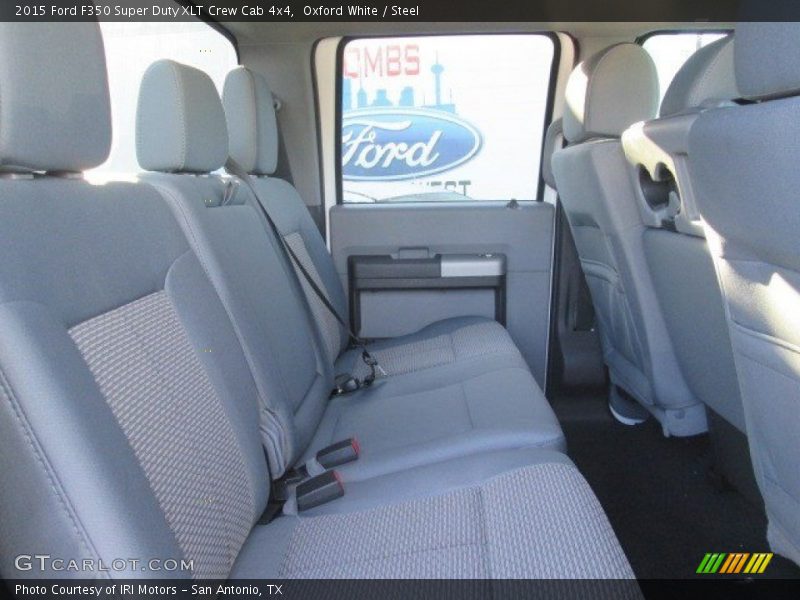 Oxford White / Steel 2015 Ford F350 Super Duty XLT Crew Cab 4x4