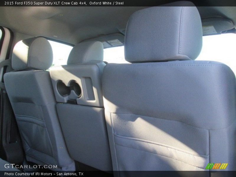 Oxford White / Steel 2015 Ford F350 Super Duty XLT Crew Cab 4x4