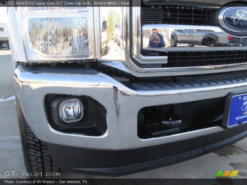 Oxford White / Steel 2015 Ford F350 Super Duty XLT Crew Cab 4x4