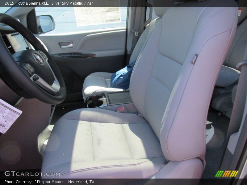 Silver Sky Metallic / Ash 2015 Toyota Sienna XLE