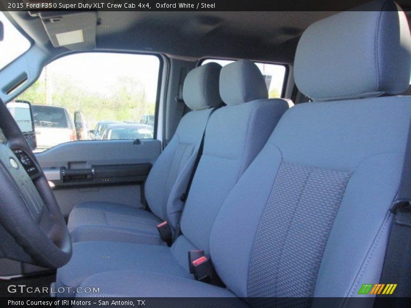 Oxford White / Steel 2015 Ford F350 Super Duty XLT Crew Cab 4x4