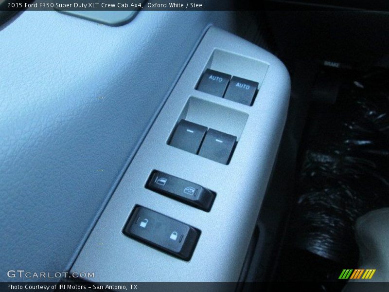 Oxford White / Steel 2015 Ford F350 Super Duty XLT Crew Cab 4x4