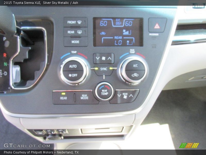 Silver Sky Metallic / Ash 2015 Toyota Sienna XLE