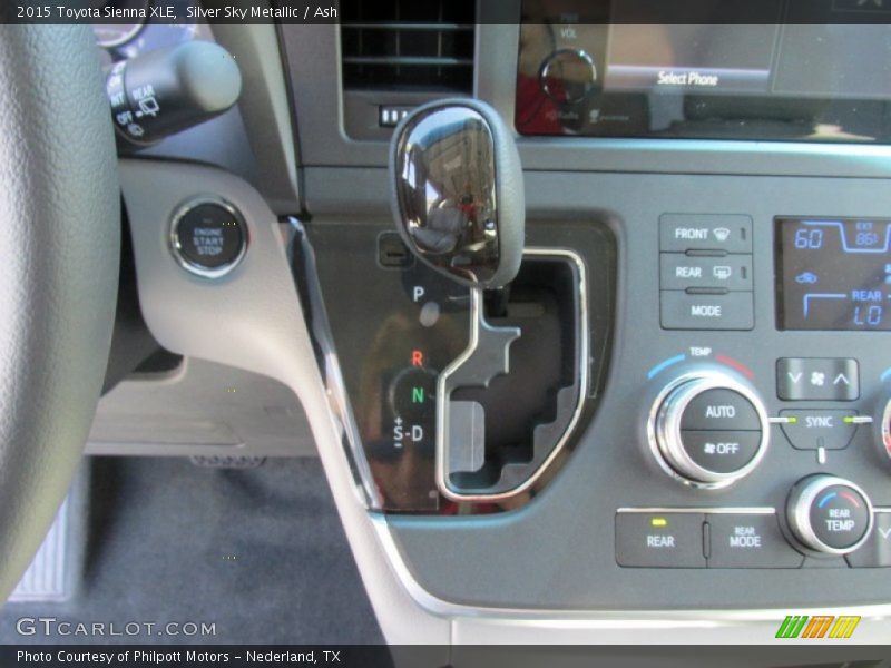 Silver Sky Metallic / Ash 2015 Toyota Sienna XLE