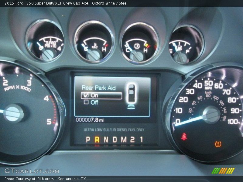 Oxford White / Steel 2015 Ford F350 Super Duty XLT Crew Cab 4x4