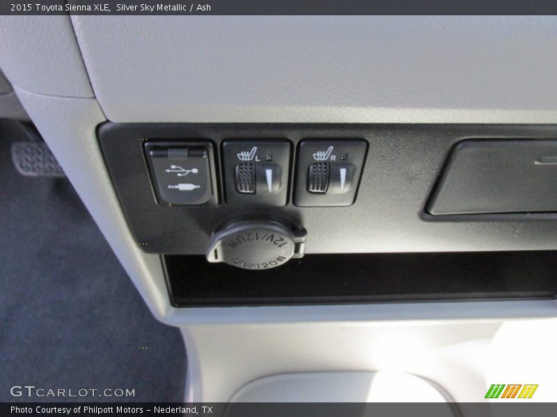 Silver Sky Metallic / Ash 2015 Toyota Sienna XLE
