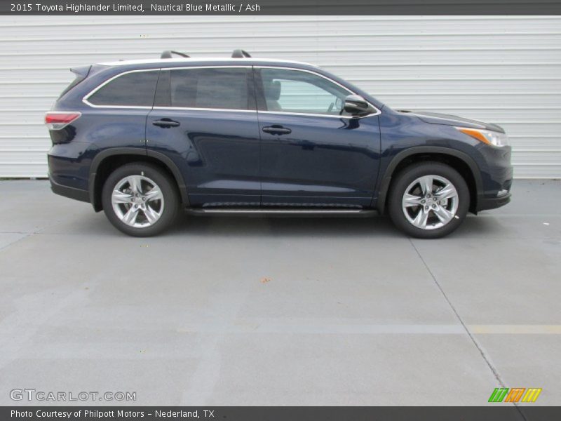 Nautical Blue Metallic / Ash 2015 Toyota Highlander Limited