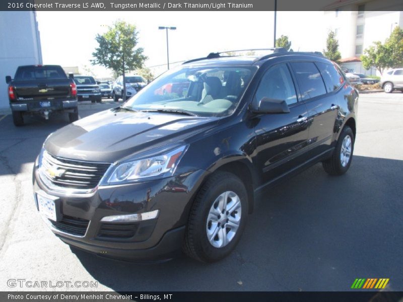 Tungsten Metallic / Dark Titanium/Light Titanium 2016 Chevrolet Traverse LS AWD