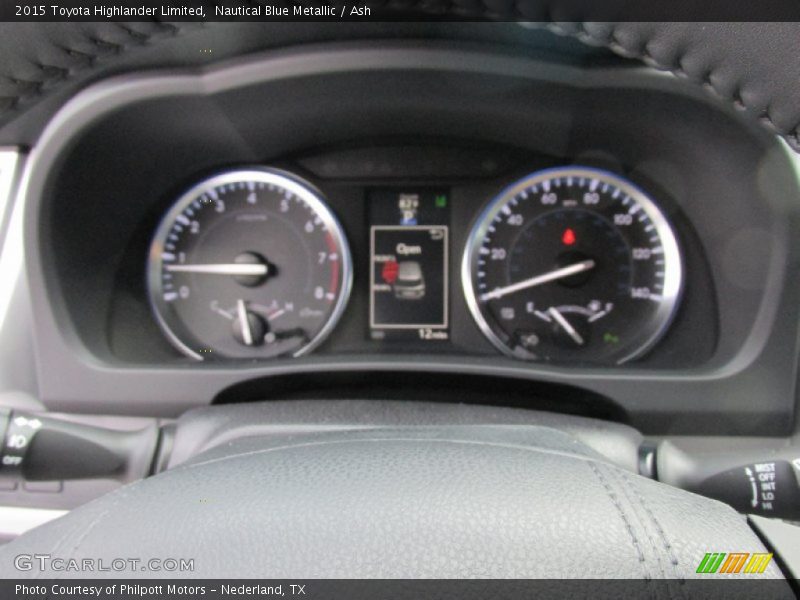 Nautical Blue Metallic / Ash 2015 Toyota Highlander Limited