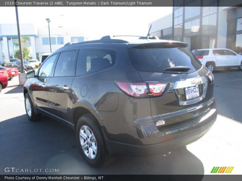 Tungsten Metallic / Dark Titanium/Light Titanium 2016 Chevrolet Traverse LS AWD