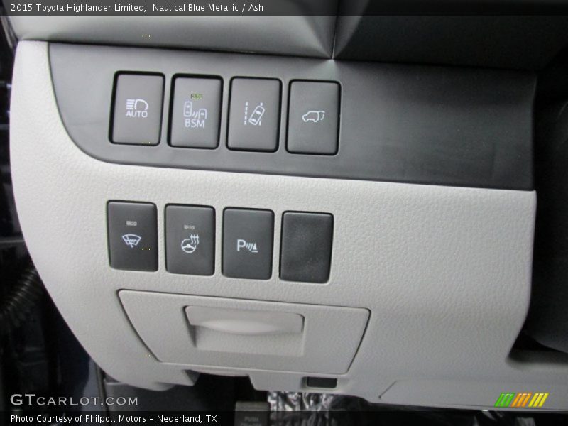 Nautical Blue Metallic / Ash 2015 Toyota Highlander Limited