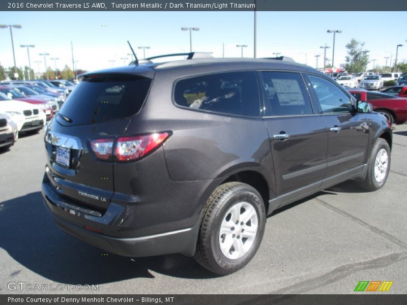 Tungsten Metallic / Dark Titanium/Light Titanium 2016 Chevrolet Traverse LS AWD