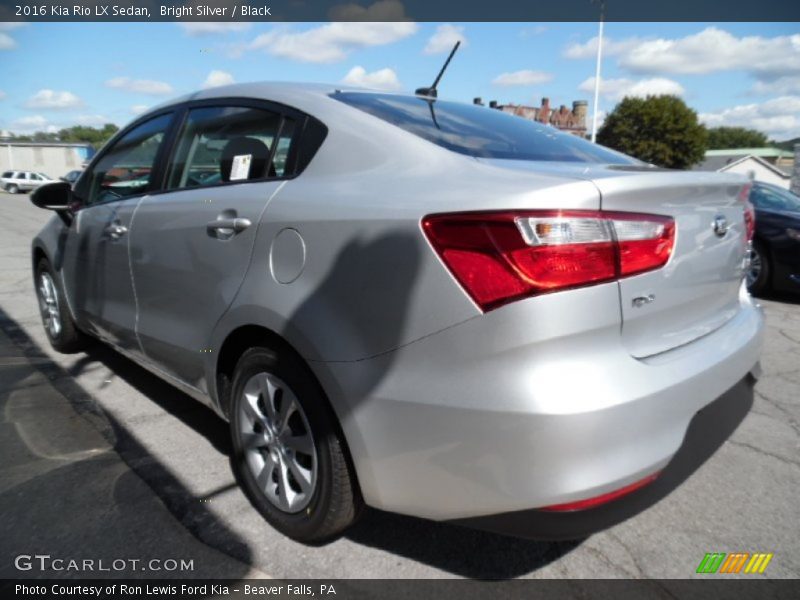 Bright Silver / Black 2016 Kia Rio LX Sedan