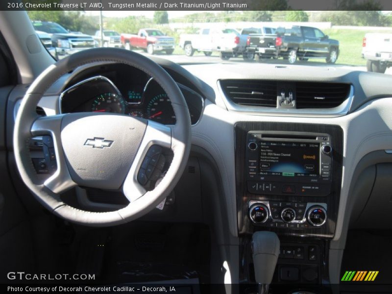 Tungsten Metallic / Dark Titanium/Light Titanium 2016 Chevrolet Traverse LT AWD