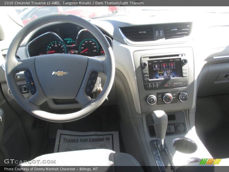 Tungsten Metallic / Dark Titanium/Light Titanium 2016 Chevrolet Traverse LS AWD