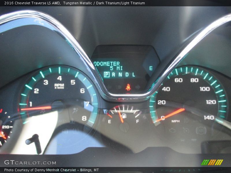 Tungsten Metallic / Dark Titanium/Light Titanium 2016 Chevrolet Traverse LS AWD