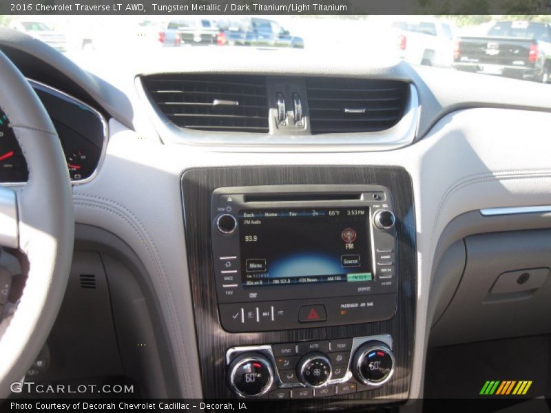 Tungsten Metallic / Dark Titanium/Light Titanium 2016 Chevrolet Traverse LT AWD