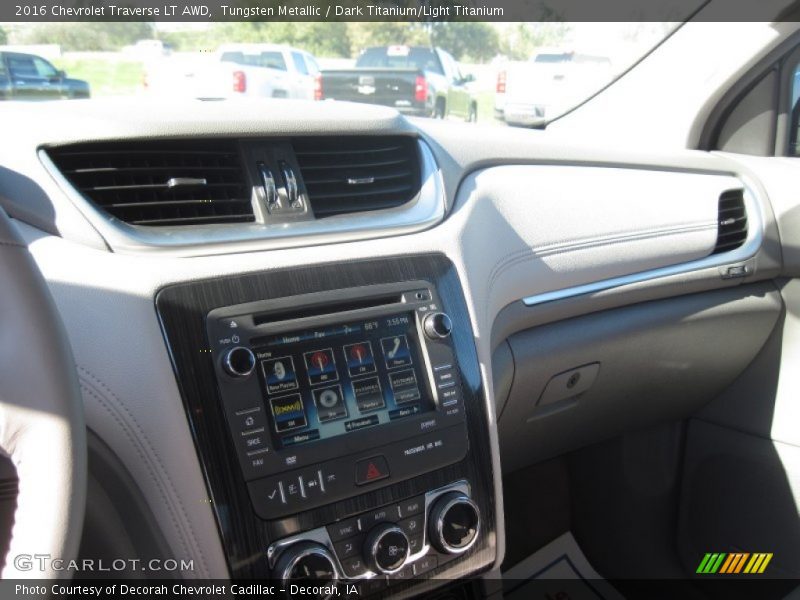 Tungsten Metallic / Dark Titanium/Light Titanium 2016 Chevrolet Traverse LT AWD