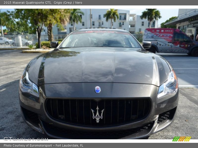 Grigio (Grey) / Nero 2015 Maserati Quattroporte GTS