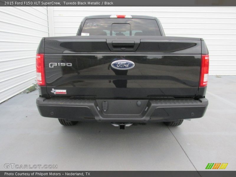 Tuxedo Black Metallic / Black 2015 Ford F150 XLT SuperCrew