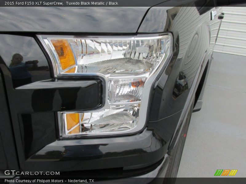 Tuxedo Black Metallic / Black 2015 Ford F150 XLT SuperCrew