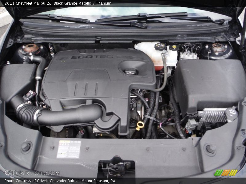 Black Granite Metallic / Titanium 2011 Chevrolet Malibu LS