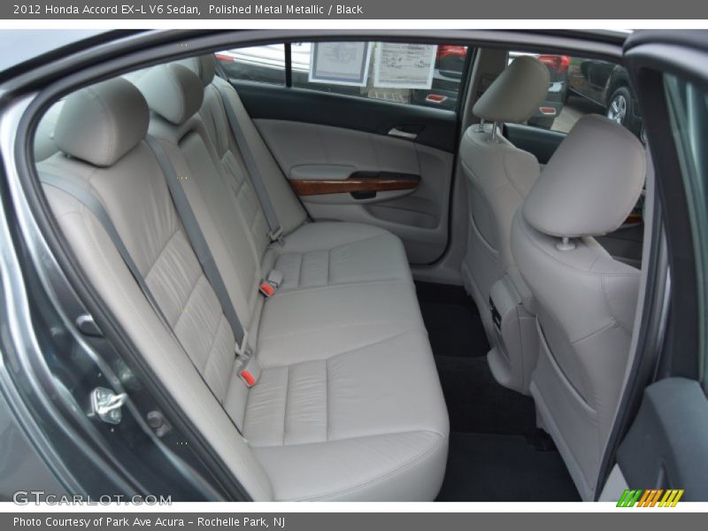 Polished Metal Metallic / Black 2012 Honda Accord EX-L V6 Sedan