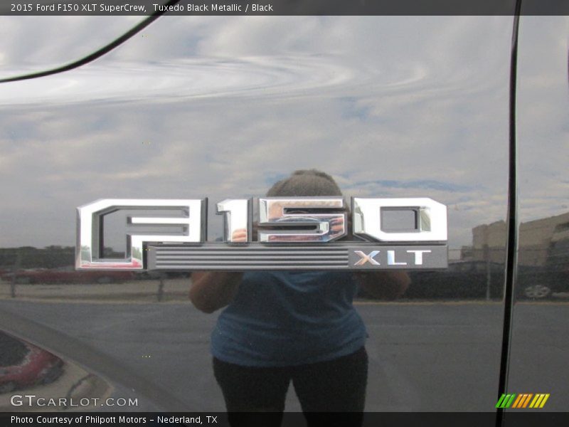 Tuxedo Black Metallic / Black 2015 Ford F150 XLT SuperCrew