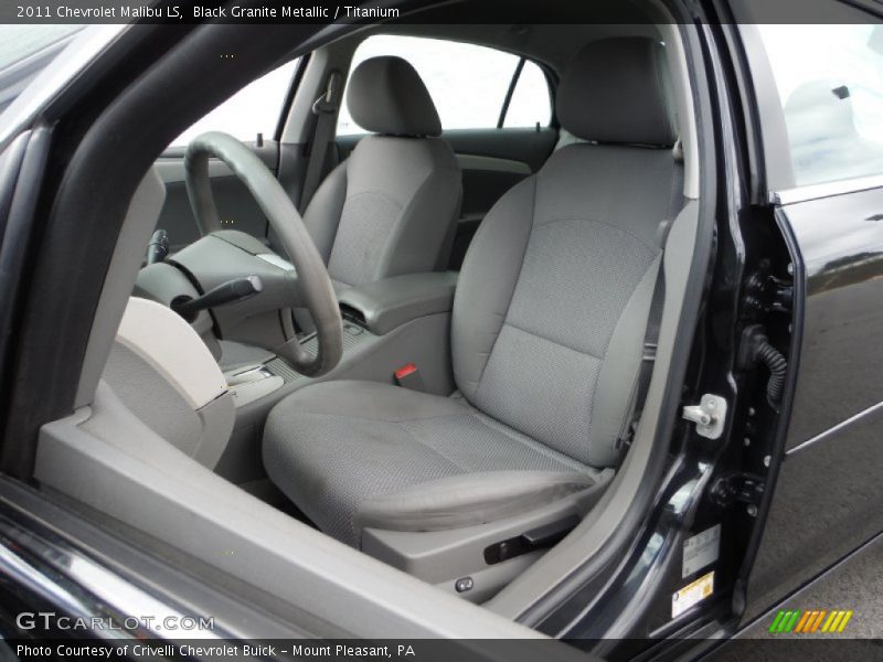 Black Granite Metallic / Titanium 2011 Chevrolet Malibu LS