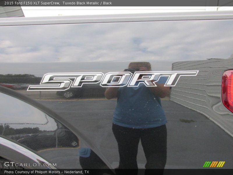 Tuxedo Black Metallic / Black 2015 Ford F150 XLT SuperCrew