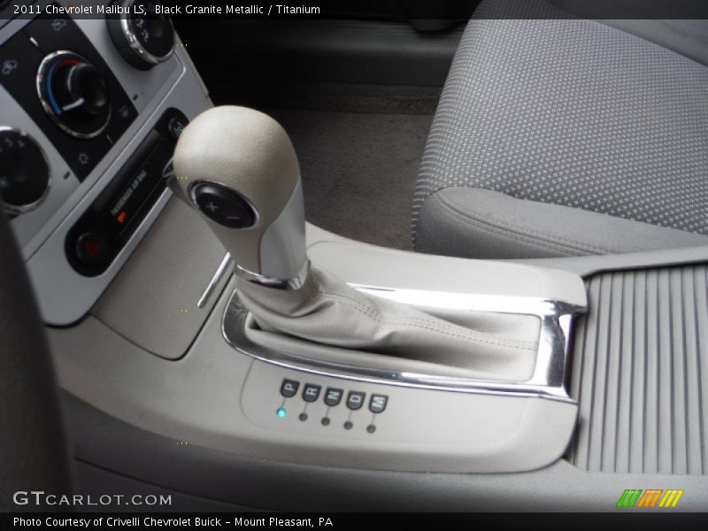 Black Granite Metallic / Titanium 2011 Chevrolet Malibu LS