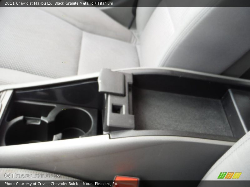 Black Granite Metallic / Titanium 2011 Chevrolet Malibu LS